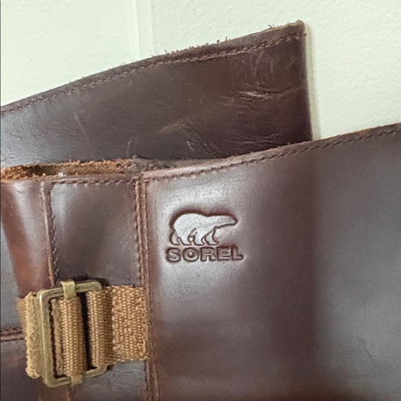 Sorel Leather Rain Boots size 9 eu 40 - Picture 3 of 8